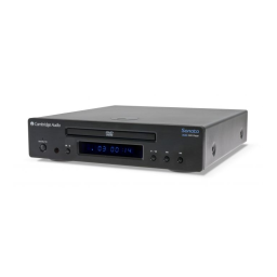 Cambridge Audio Sonata DV30 Manuel utilisateur | Fixfr