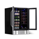 NewAir AWB-360DB 24&rdquo; Built-in Dual Zone 18 Bottle and 58 Can Wine and Beverage Fridge in Stainless Steel Manuel utilisateur