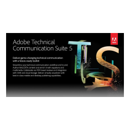 Adobe Technical Communication Suite 5 Mode d'emploi | Fixfr