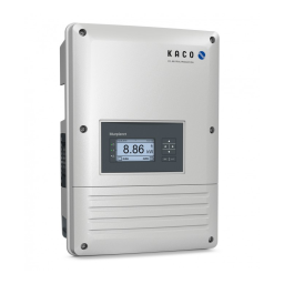 Kaco blueplanet 3.0 TL3 - 10.0 TL3 Inverter Fiche technique | Fixfr