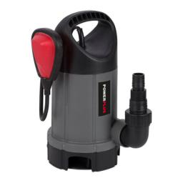Powerplus POWEW67906 SUBMERSIBLE PUMP 750W Manuel du propriétaire | Fixfr