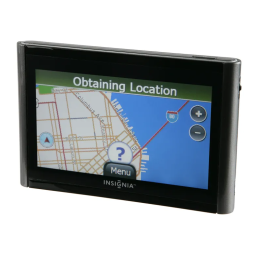 Insignia NS-CNV43 Internet-Connected GPS Guide d'installation rapide | Fixfr