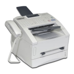 Brother FAX-4100/FAX-4100e Monochrome Laser Fax Manuel utilisateur
