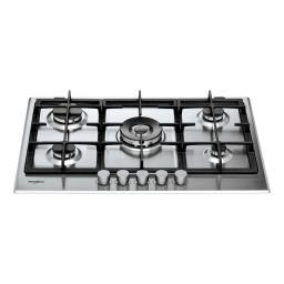 Tables de cuisson au gaz Whirlpool: IA Chat & PDF | Fixfr