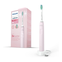 Sonicare HX3671/11 Sonicare 3100 series Brosse à dents électrique Manuel utilisateur | Fixfr