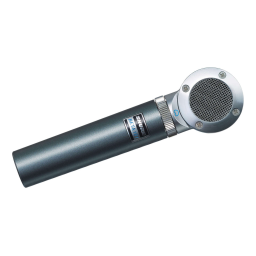 Shure BETA181 Ultra-Compact Side-Address Microphone Mode d'emploi | Fixfr