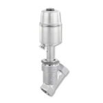 Gemu 550 Pneumatically operated angle seat globe valve Mode d'emploi