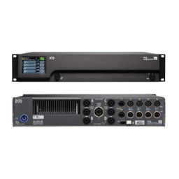 d&b audiotechnik D40 Manuel du propriétaire | Fixfr