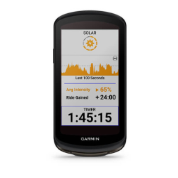 Garmin Edge 1040 Mode d'emploi | Fixfr