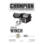 Champion Power Equipment 10032 Manuel utilisateur