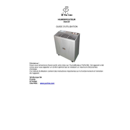 PUR LINE HDC20 Manuel utilisateur | Fixfr