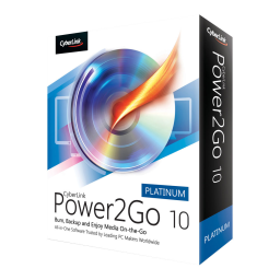 CyberLink Power2Go 10 Manuel utilisateur | Fixfr