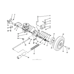 48cm Rear Bagging Lawnmower