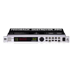 Behringer DSP1100P Manuel utilisateur | Fixfr