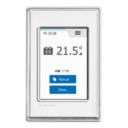 OJ Electronics OCD6 Touch thermostat Manuel utilisateur | Fixfr