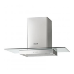 Brandt AD1189X Wall-mounted extractor hood Manuel utilisateur