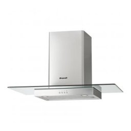 Brandt AD1189X Wall-mounted extractor hood Manuel utilisateur | Fixfr