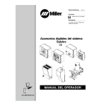 Miller SUBARC SYSTEM DIGITAL ACCESSORIES CE Manuel utilisateur
