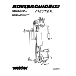Weider WESY5020 COBRA 1000 SYSTEM Manuel utilisateur | Fixfr