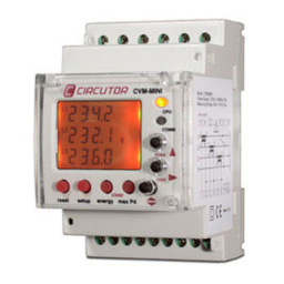 Circutor CVM-A Power analyzer Fiche technique | Fixfr