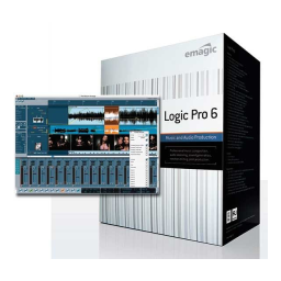 Apple Emagic Logic Audio Pro 3.5 Mode d'emploi | Fixfr