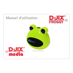 Manuel d'utilisation D-JIX FROGGY | AI Chat & PDF | Fixfr