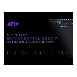 Avid MediaCentral 2.1 Manuel utilisateur | Fixfr