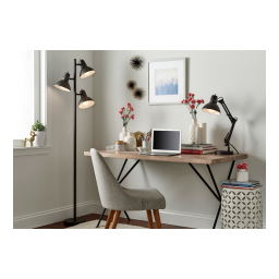 Allen + Roth ETL01BRZ Embleton 26-in Adjustable Bronze Desk Lamp Manuel utilisateur | Fixfr