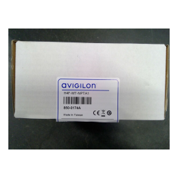 Avigilon H4 Fisheye Indoor/Outdoor Pendant NPT Adapter Fiche technique | Fixfr