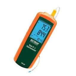 Extech Instruments TM100 Type K/J Single Input Thermometer Manuel utilisateur | Fixfr