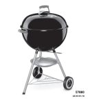 Weber 18113 18 in. Original Kettle Charcoal Grill in Black Combo with Grill Cover and 2 Bags of Weber Charcoal Briquettes Manuel utilisateur