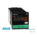 gefran 40B48 Indicator/Alarm Unit Mode d'emploi