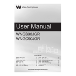 White Westinghouse WNGB90JGRS Manuel utilisateur
