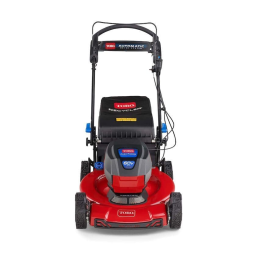 Toro Flex-Force Power System 60V MAX 55cm Recycler Lawn Mower Walk Behind Mower Manuel utilisateur | Fixfr