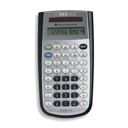 TI-36X Solar: Manuel d'utilisation avec IA + PDF | Fixfr
