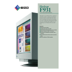 Eizo FlexScan F931 Manuel utilisateur