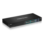 Trendnet TPE-TG182 18-Port Gigabit PoE+ Switch Fiche technique