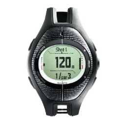 Suunto G9 Manuel utilisateur | Fixfr