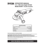 Ryobi AG401 Manuel utilisateur