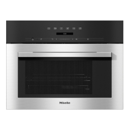 Miele DG 7140 Fours vapeur encastrable Manuel utilisateur | Fixfr