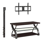 Whalen XLXEC54-CC Calico 54&quot; 3-in-1 TV Stand  Manuel utilisateur