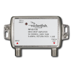 RocketFish RF-G1178 Bidirectional Mini Drop Cable Amplifier Guide d'installation rapide