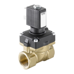 Burkert 6211 Diaphragm valve 2/2 way servo-assisted Fiche technique