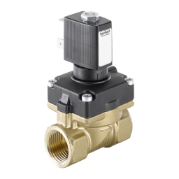 Burkert 6211 Diaphragm valve 2/2 way servo-assisted Fiche technique | Fixfr