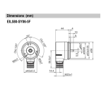 Baumer EIL580-SY Incremental encoder Fiche technique