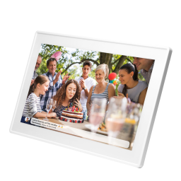 Denver PFF-1513WHITE 15.6” FULL HD digital Wi-Fi photoframe Manuel utilisateur | Fixfr