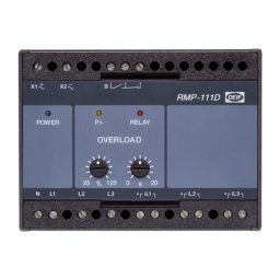 Deif RMP-111D Power protection relay Fiche technique | Fixfr