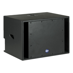 RCF S 4012 BANDPASS SUB WOOFER spécification | Fixfr
