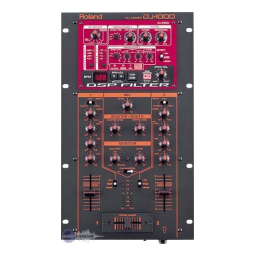 Roland DJ-1000 Manuel du propriétaire | Fixfr