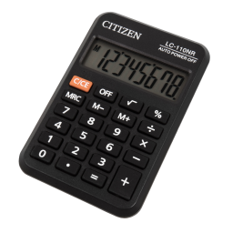 Citizen LC-110NR-PK calculator Fiche technique | Fixfr